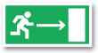 E03 Направление к эвакуационному выходу направо