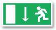E10 Указатель двери эвакуационного выхода (левосторонний)